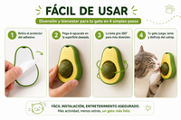 🐱🥑Aguacate juguete con hierba catnip